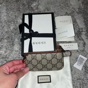 Gucci GG Supreme Key Pouch